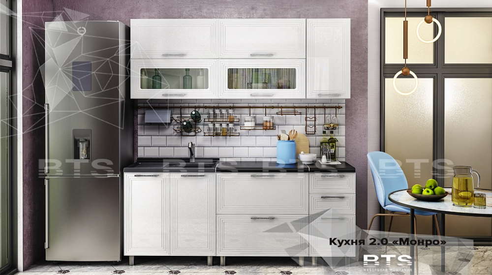 Фото Кухня Монро (2,0) от производителя БТС  в Краснодаре по цене 38 040 ₽