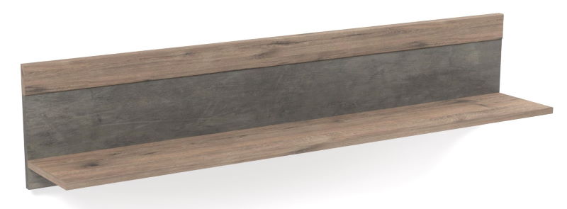 Фото Полка навесная Денвер Д-7 от производителя СБК в Краснодаре по цене 3&nbsp;120 ₽