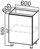 Кухня Прованс стол-рабочий С600(1ств) в интернет магазине Планета Комфорта Фото kukhnya-provans-sv кухня прованс стол-рабочий с600(1ств) производитель