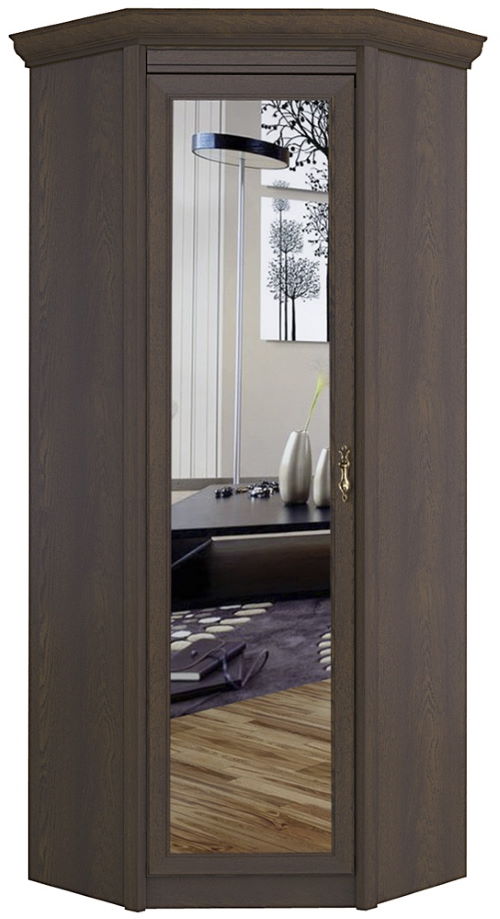 Фото Шкаф Флоренция 641 (87) угловой (с зеркалом) от производителя Яна в Краснодаре по цене 38&nbsp;220 ₽