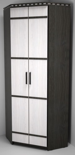 Фото Шкаф Ольга-13 (80) угловой  от производителя Фант-мебель в Краснодаре по цене 12&nbsp;040 ₽