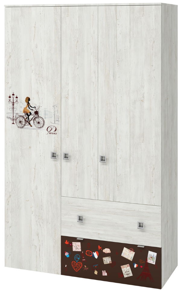 Фото Шкаф Поло (129) трехдверный от производителя Регина в Краснодаре по цене 19&nbsp;560 ₽