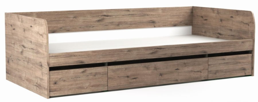 Фото Кровать односпальная Денвер (СМ 90х200) с ящиками с основанием от производителя СБК в Краснодаре по цене 25&nbsp;200 ₽