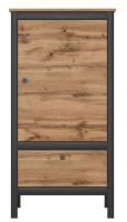 Шкаф Loft REG1D1S/60 в интернет магазине Планета Комфорта Фото gostinaya-loft-loft шкаф loft reg1d1s/60 производитель Black Red White (БРВ)