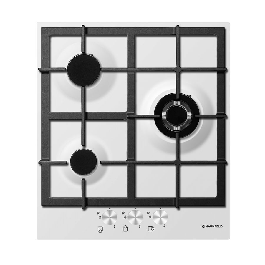 Фото Варочная поверхность газовая 3-х комф. MGHE 43 71 (450х520) от производителя Maunfeld в Краснодаре по цене 15 450 ₽