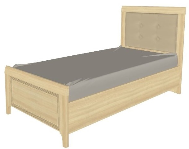 Фото Кровать односпальная Карина КР-1035 (СМ 90х190) с ламельным основанем в Краснодаре по цене 26 860 ₽ от производителя Лером, код товара 2000001459973, 2000001459980 шт Фото Кровать односпальная Карина КР-1035 (СМ 90х190) с ламельным основанем от производителя Лером в Краснодаре по цене 26 860 ₽