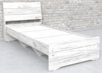 Фото  кровать односпальная к-18 (см 90х200) комплектуется настилом производитель Ромис