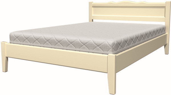 Фото Кровать двуспальная Карина-7 (СМ 140х200) без основания с универсальными царгами от производителя Браво-мебель в Краснодаре по цене 14 520 ₽