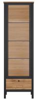 Шкаф Loft REG1W1S (дуб вотан, дуб вотан-черный (Black Red White (БРВ)) ) в Краснодаре от производителя в интернет магазине Планета Комфорта Шкаф Loft REG1W1S (дуб вотан, дуб вотан-черный (Black Red White (БРВ)) ) в Краснодаре от производителя