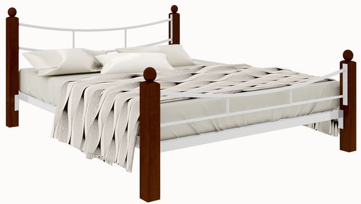 Фото Кровать односпальная София Lux Plus (СМ 120х190) трубка металл от производителя Милсон в Краснодаре по цене 20 210 ₽