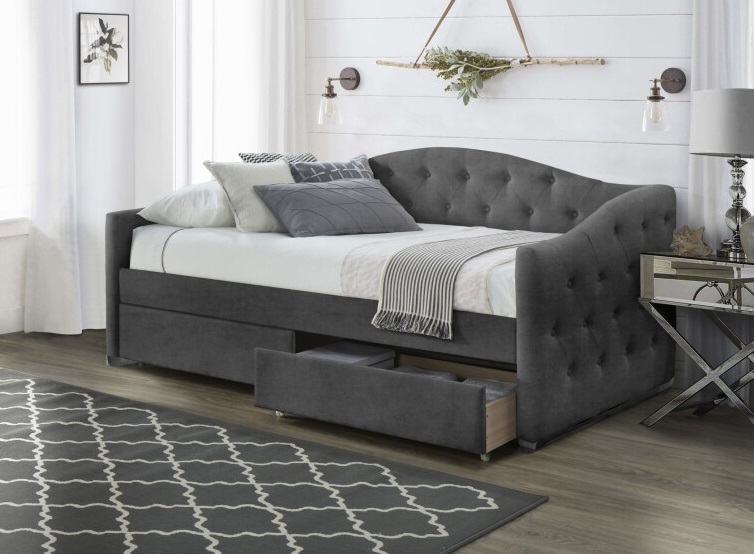 Фото Кровать односпальная Halmar Aloha (СМ 90х200) c ортопедическим основанием от производителя Halmar  в Краснодаре по цене 54 950 ₽