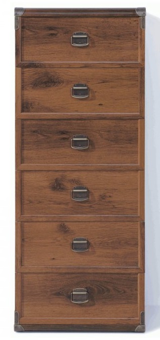 Фото Комод Индиана JKOM6S от производителя Black Red White (БРВ) в Краснодаре по цене 21 560 ₽