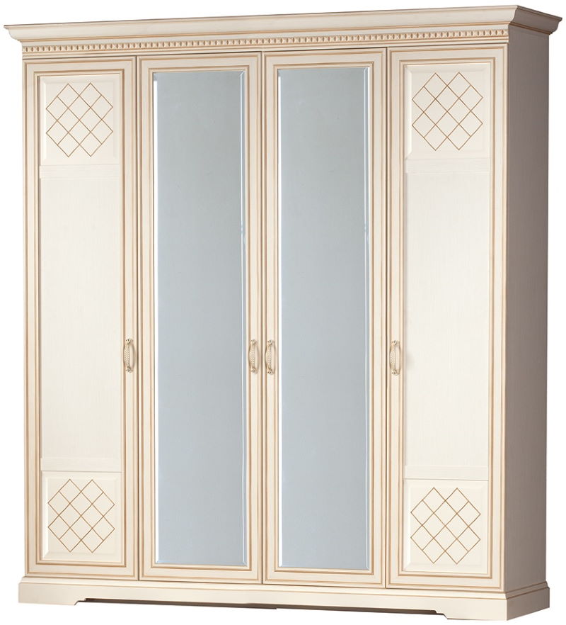 Фото Шкаф Парма 814 (207) четырехдверный от производителя Яна в Краснодаре по цене 89&nbsp;970 ₽