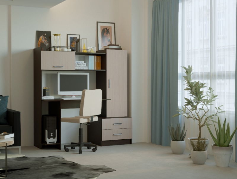 Фото Стол компьютерный ПКС-7 (1,5) от производителя ПАМИР в Краснодаре по цене 11&nbsp;440 ₽