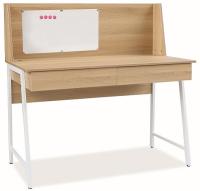 Стол компьютерный Signal B 195 (металл, мдф-дуб,  белый (Signal) ) в Краснодаре от производителя 