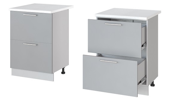 Фото Кухня Бронкс стол-рабочий Н-62 от производителя Леко в Краснодаре по цене 7 200 ₽