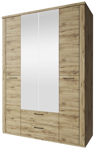 Фото Шкаф 4DG2S Дорсет (Doorset) (150) четырехдверный от производителя Анрэкс в Краснодаре по цене 47 800 ₽