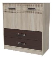 Комод комбинированный Румба (венге-дуб сонома (Гранд Кволити) ) в Краснодаре от производителя 