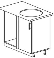 Фото tumby-pod-moyku-na-kukhnyu кухня селена к-80 (к-56) стол-мойка угловая 1000 правая производитель Ставрополь Мебель