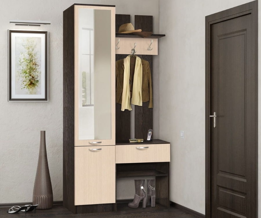 Фото Прихожая Иннэс-3 (левая) от производителя Диал в Краснодаре по цене 7&nbsp;650 ₽