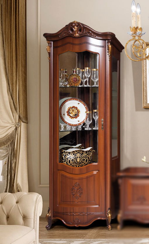 Фото Шкаф-витрина Аллегро 2 от производителя Слониммебель в Краснодаре по цене 39 300 ₽