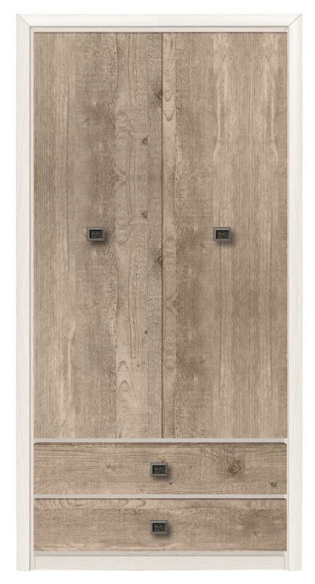 Фото Шкаф Коен SZF2D2S (104) двухдверный от производителя Black Red White (БРВ) в Краснодаре по цене 28 400 ₽