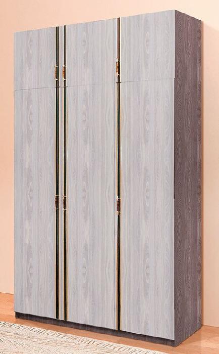 Шкаф Флагман-2 (125) трехдверный  (ясень анкор темный, ясень анкор светлый,(Фант-мебель)) Шкаф Флагман-2 (125) трехдверный  (ясень анкор темный, ясень анкор светлый,(Фант-мебель))