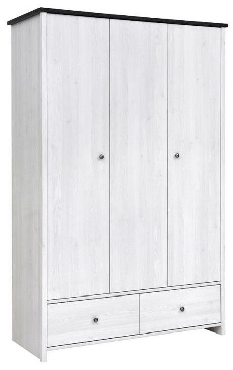 Фото Шкаф Порто SZF3D2S (129) трехдверный от производителя Black Red White (БРВ) в Краснодаре по цене 30 340 ₽