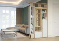 Шкаф-перегородка Венеция (дуб ривьера-рамух белый (Гранд Кволити) ) в Краснодаре от производителя 