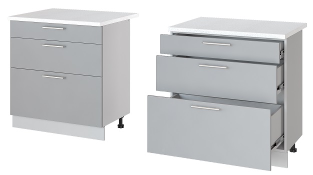 Фото Кухня Бронкс стол-рабочий Н-83 от производителя Леко в Краснодаре по цене 9&nbsp;630 ₽