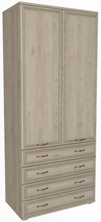 Фото Шкаф Карина ШК-1006 (90) двухдверный от производителя Лером в Краснодаре по цене 41&nbsp;620 ₽