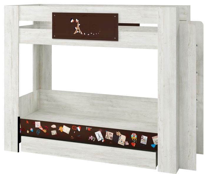 Фото Кровать двухярусная Поло (СМ 80х200) с настилом от производителя Регина в Краснодаре по цене 21 520 ₽