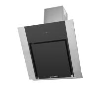 Вытяжка наклонная Modern 80 (796х480хh845(1125)) (Материал Металл/Стекло , Цвет Металлик/Черный) в Краснодаре от производителя 