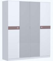 Шкаф для одежды Саманта СМ11А (дуб седан, дуб седан-кремовый,(Заречье)) в Краснодаре от производителя 