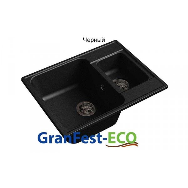 Фото Мойка Granfest eco-09 (ГР 620х480хh200) (шир.ящ.min 600) без сифона от производителя Granfest в Краснодаре по цене 3 730 ₽