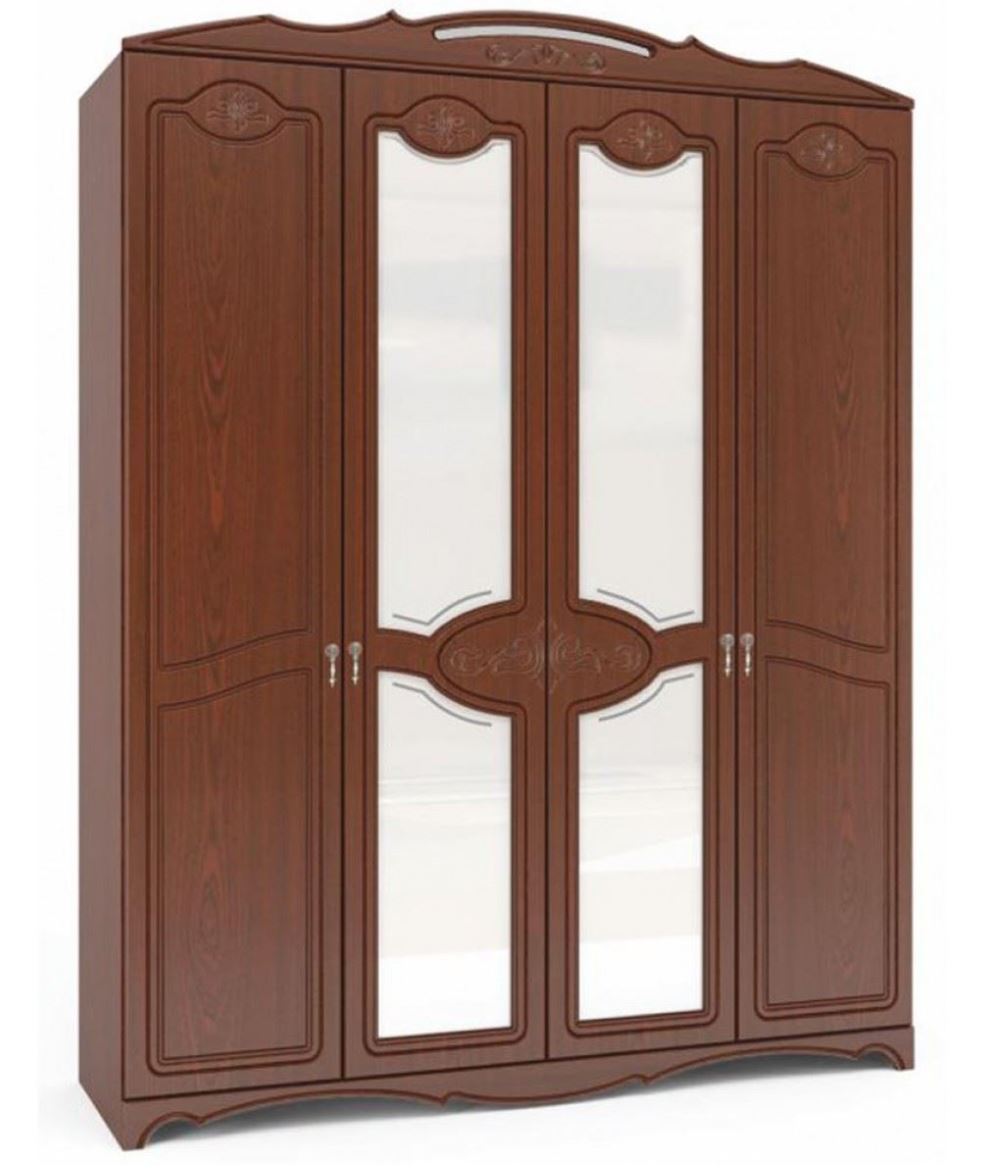 Фото Шкаф Лотос ШР-4 (178) четырехдверный от производителя Браво-мебель в Краснодаре по цене 35 360 ₽