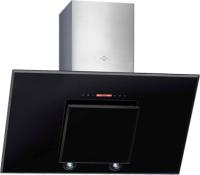 Вытяжка наклонная Abelia 190 (900х400хh857(1332)) (Материал Металл/Стекло , Цвет Металлик/Черный) в Краснодаре от производителя 