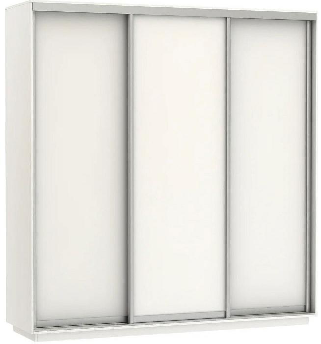 Шкаф-купе Экспресс Трио Элемент (2,1х0,6х2,4 - 3 двери) (Материал дверей:лдсп, цвет дверей:белый снег, цвет каркаса:белый снег (Мебельная компания Е1) )