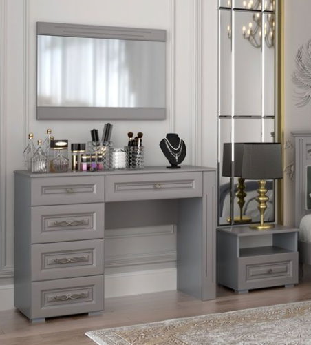 Фото Зеркало настенное Олимп с декоративными планками от производителя Браво-мебель в Краснодаре по цене 4&nbsp;420 ₽