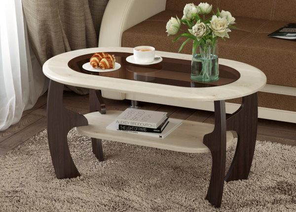 Фото Стол журнальный Маджеста-2 от производителя Олмеко в Краснодаре по цене 6&nbsp;650 ₽