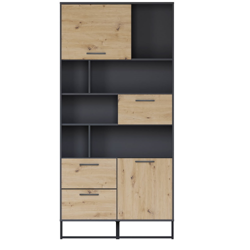 Фото Шкаф Brooklyn B172-REG1D2B2S от производителя Black Red White (БРВ) в Краснодаре по цене 32 270 ₽