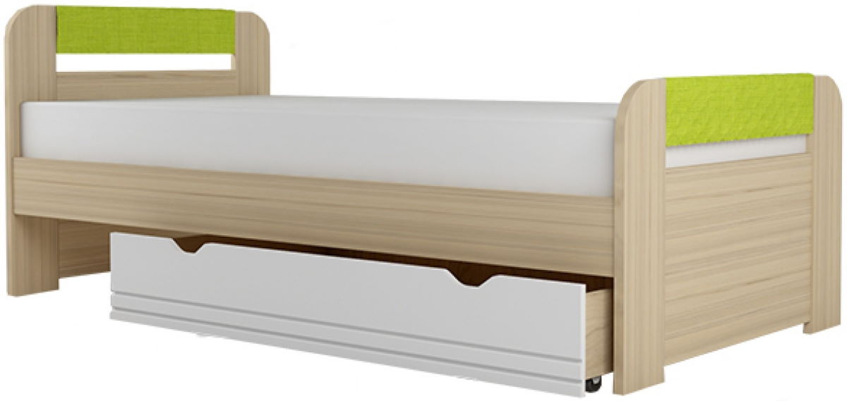 Фото Кровать односпальная Стиль 900.3 (СМ 90х200) с основанием  от производителя Аквилон в Краснодаре по цене 19&nbsp;840 ₽