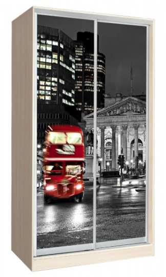 Фото Шкаф-купе Оскар 1 (1,2х0,6х2,3 - 2 двери) от производителя Мебель Маркет в Краснодаре по цене 45 720 ₽