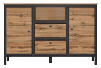 Тумба Loft KOM2D2S/150 в интернет магазине Планета Комфорта Фото gostinaya-loft-loft тумба loft kom2d2s/150 производитель Black Red White (БРВ)
