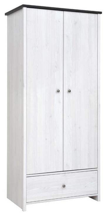 Фото Шкаф Порто SZF2D1S (89) двухдверный от производителя Black Red White (БРВ) в Краснодаре по цене 20 080 ₽