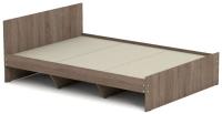 Кровать двуспальная К-14 (СМ 160х200) комплектуется настилом ( 160х200 , ЛДСП , венге , без подъемного мех. , без ящиков , без матраса (Ромис) ) в Краснодаре от производителя 