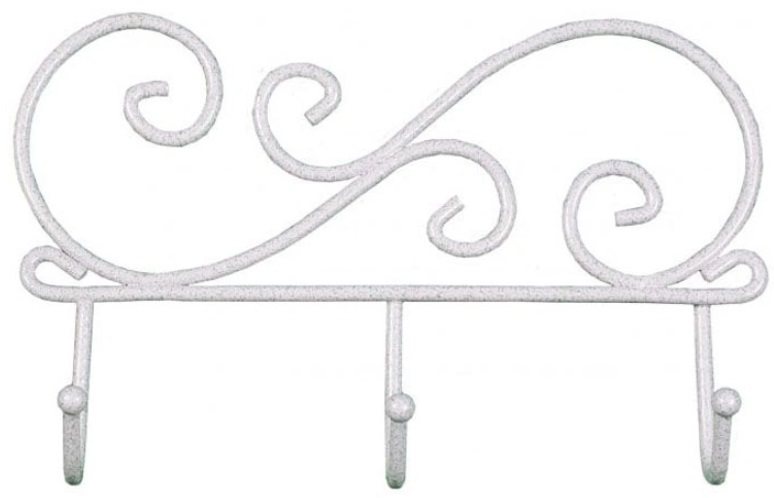 Фото Вешалка настенная Кружева 3 от производителя Завод металлических изделий в Краснодаре по цене 230 ₽