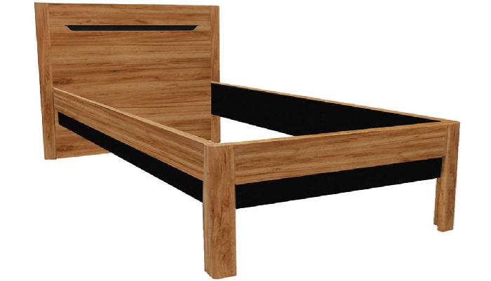 Кровать односпальная Афина А3а (СМ 90х200) без основания ( 90х200 , ЛДСП/МДФ , дуб крафт-венге , без подъемного мех. , без ящиков , без матраса (Заречье) ) Кровать односпальная Афина А3а (СМ 90х200) без основания ( 90х200 , ЛДСП/МДФ , дуб крафт-венге , без подъемного мех. , без ящиков , без матраса (Заречье) )