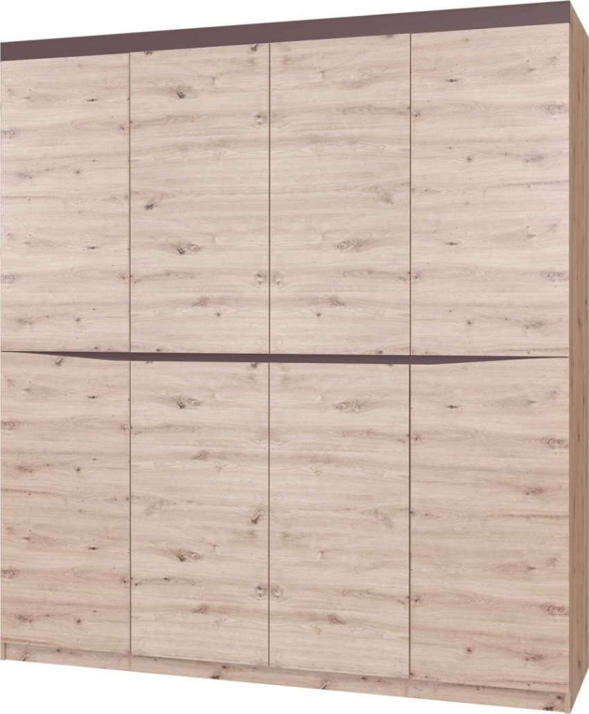 Фото Шкаф Тиана ШР-4 (200) без зеркал четырехдверный от производителя Браво-мебель в Краснодаре по цене 36 680 ₽