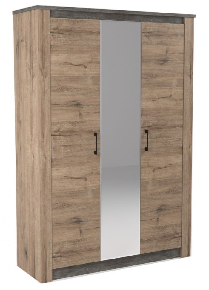 Фото Шкаф Денвер (152) трехдверный в Краснодаре по цене 37 480 ₽ от производителя СБК, код товара 2000001713266 шт Фото Шкаф Денвер (152) трехдверный от производителя СБК в Краснодаре по цене 37 480 ₽